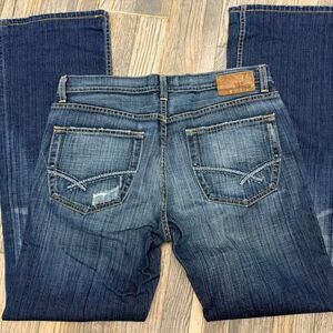 BKE Carson Bootcut Jeans Women’s Dark Wash Denim 100% Cotton - size 33 x 34